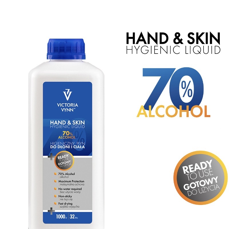 Hand & Skin - Hand Desinfektionsmittel 70% Ethanol und Hautpflege