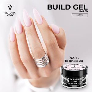 Build Gel UV /LED 15 ML no. 16 DELICATE ROUGE